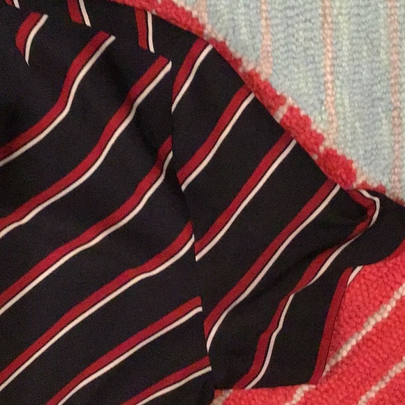 Banana Republic navy stripe dress sz 8 - Picture 4 of 7